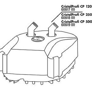 JBL Голова фильтра CristalProfi 500 в сборе, арт. 6 081 900