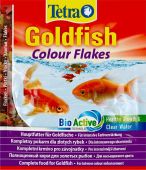 Tetra Goldfish Color Flakes корм для яркого окраса золотых рыбок, хлопья 12 г от интернет-магазина STELLEX AQUA