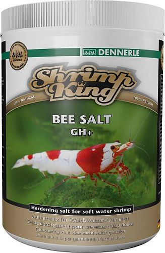 Добавка Dennerle Shrimp King Bee Salt GH+ для повышения общей жесткости в аквариумах с пресноводными креветками, 1 кг