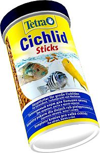 TetraCichlid Sticks основной корм для цихлид и&nbsp;других крупных рыб, палочки 500&nbsp;мл