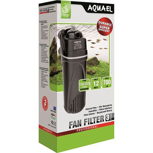 Aquael FAN-3 plus внутренний аквариумный фильтр, 700 л/ч
