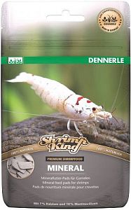 Дополнительный минеральный корм Dennerle Shrimp King Mineral для креветок, пластинки 30 г