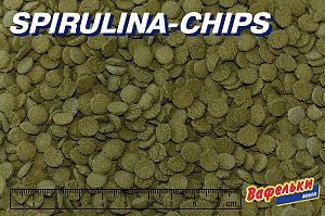 Корм Biodesign СПИРУЛИНА-ЧИПС универсальный, вафельки 12&nbsp;мм, 11&nbsp;л, 4,9&nbsp;кг
