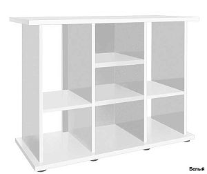 Подставка без дверок Biodesign РИФ 200&nbsp;черная шагрень, плита ЛДСП 16/22&nbsp;мм, 101х41&times;74&nbsp;см