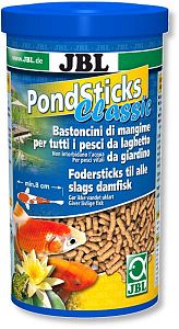 JBL Pond Sticks Classic классический корм для прудовых рыб, палочки 1 л