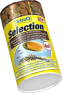 Tetra Selection корм 4 в 1 для разных видов аквариумных рыб, 100 мл