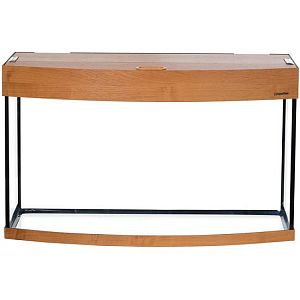 Аквариум LUX Ф245 фигурный, с крышкой и светильником Т8 2×38 Вт, ольха, 245 л