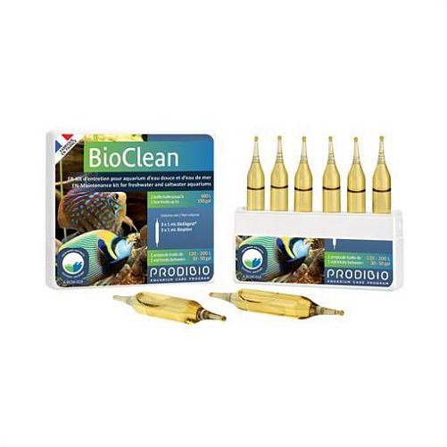 Набор добавок Prodibio Bioclean Fresh&Salt для морского и пресноводного аквариума, BIO DIGEST+ BIOPTIM, 6 шт.