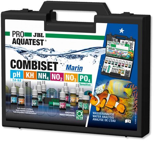 Комплект тестов JBL ProAquaTest CombiSet Marin для определения 6 параметров морской воды
