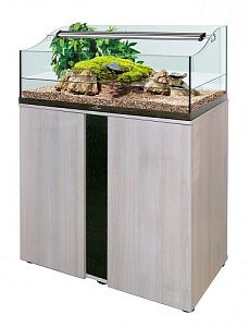 Террариум Biodesign TURT-HOUSE AQUA 70&nbsp;для водных черепах, 64&nbsp;л, 70x40&times;34&nbsp;см