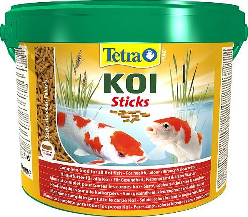 Корм Tetra Pond KoiSticks для прудовых рыб, гранулы для роста, 10 л