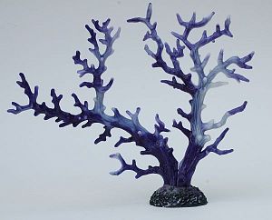 Коралл пластиковый VITALITY мягкий, белый с&nbsp;перламутровым, 34х7&times;26&nbsp;см