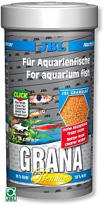 Основной корм JBL Grana премиум для маленьких пресноводных рыб, гранулы 250 мл