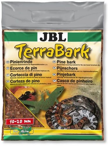 Натуральный субстрат JBL TerraBark M из сосновой коры для тропических террариумов, 10-20 мм, 5 л