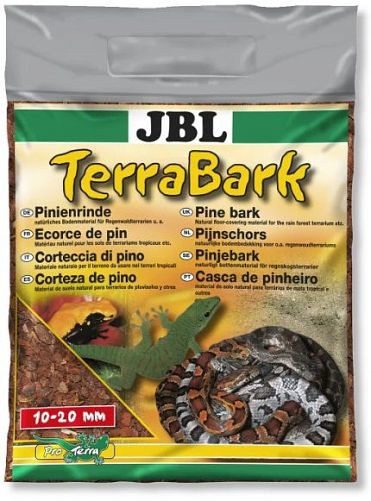 Натуральный субстрат JBL TerraBark M из сосновой коры для тропических террариумов, 10-20 мм, 5 л