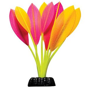 Растение Laguna силиконовое светящееся «Криптокорина Бласса», 190 мм