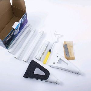 Скребок SUNSUN AS-102 2-in-1&nbsp;многофункциональный, с&nbsp;набором насадок для обслуживания аквариума, 80&nbsp;см