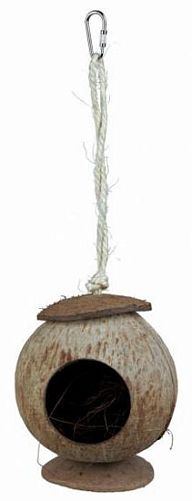 Домик TRIXIE для хомяков, кокос, D 13х31 см