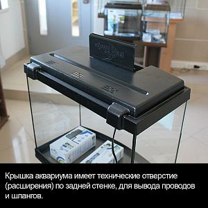 Аквариум КЛАССИК 50R венге, панорамный, светильник LED 8,1&nbsp;Вт, комплект оборудования