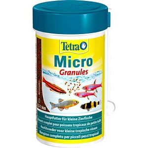 Корм Tetra Мicro Granules для рыб небольшого размера, гранулы 100 мл