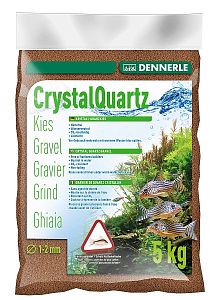 Грунт Dennerle CRYSTAL QUARTZ GRAVEL, светло-коричневый, 5 кг
