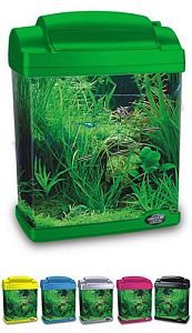 Аквариум детский Hailea акриловый, фильтрация/свет, 6,6&nbsp;л, зеленый