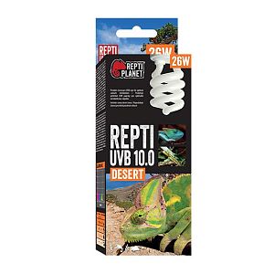 Лампа для пустынного террариума Repti Planet UVB 10.0, 26 Вт