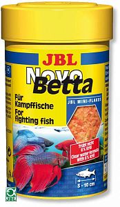 Основной корм JBL NovoBetta для бойцовых петушков, хлопья 100 мл