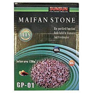 Биоактивная каменная крошка SUNSUN Maifan stone с сеткой для внешних фильтров, 500 г