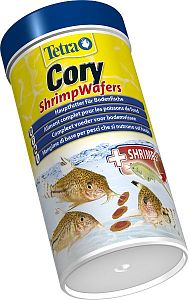 Tetra Cory Shrimp Wafers полноценный корм для плекостомусов и&nbsp;коридорасов, пластинки 250&nbsp;мл