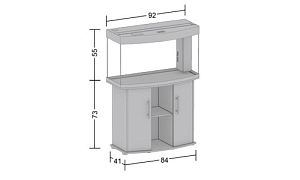 Тумба для аквариума JUWEL Вижн 180, темно-коричневая, 92x41×73 см