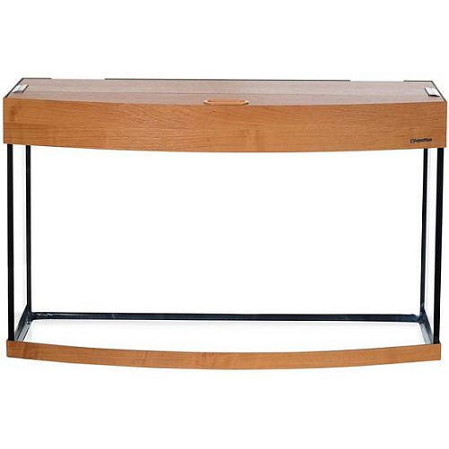 Аквариум LUX Ф115 фигурный, с крышкой и светильником Т8 2х18 Вт, ольха, 115 л