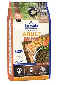 Корм Bosch Adult Salmon&Potato для собак, лосось с картофелем