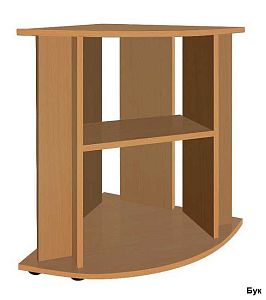 Подставка без дверок Biodesign ДИАРАМА 90 черная шагрень, влагостойкая плита ЛДСП 16 мм, 53х53×74 см