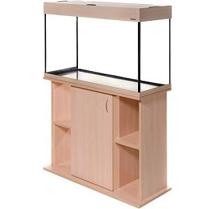 Аквариум LUX П150&nbsp;прямой, с&nbsp;крышкой и&nbsp;светильником Т8 2&times;25&nbsp;Вт, выбеленный дуб, 150&nbsp;л