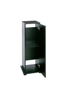 Подставка Biodesign для Q-SCAPE 20/Q-SCAPE OPTI 22.5, одна дверка, черная шагрень, 34х34&times;98&nbsp;см