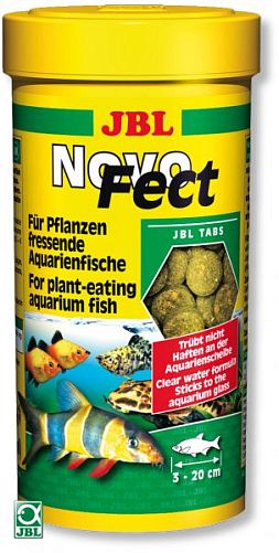 Корм JBL NovoFect для растительноядных рыб и креветок, таблетки 1 л
