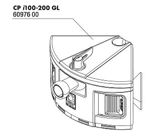 JBL Голова в сборе для внутренних фильтров JBL CristalProfi greenline, арт. 6 097 600