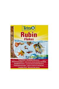 TetraRubin корм для яркого окраса аквариумных рыб, хлопья 12 г