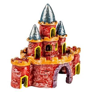 Декорация с GLO-эффектом GLOFISH «Замок S», 7,1×7,9×7,9 см