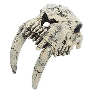 Декорация Nomoy Pet «Череп смилодона», 13х9×10 см