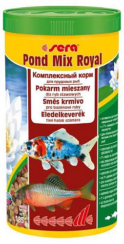Sera MIX ROYAL корм для прудовых рыб, смесь 1 л
