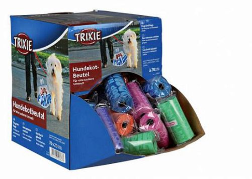 Пакеты TRIXIE для уборки за собаками, 70 рулонов по 20 шт.