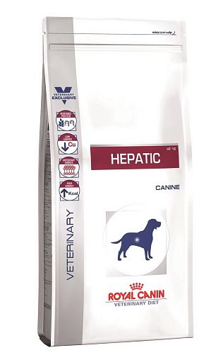 Диета Royal Canin VET HEPATIC HF16 для собак при заболеваниях печени, пироплазмозе