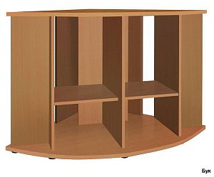 Подставка без дверок Biodesign ДИАРАМА 400 черная шагрень, влагостойкая плита ЛДСП 16/22 мм, 91х91×82 см