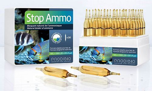 PRODIBIO Stop Ammo препарат для нейтрализации аммиака в морской и пресной воде, 30 шт.