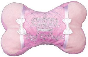 Игрушка TRIXIE Косточка Princess, 16 см, плюш, розовый
