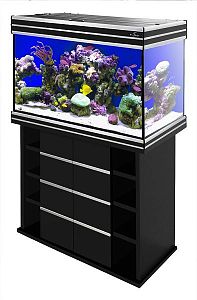Морской аквариум с&nbsp;тумбой STELLEX AQUA 135, 135&nbsp;л, 81х38&times;132&nbsp;см