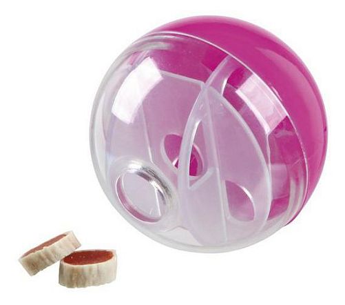 Игрушка TRIXIE "Мяч" для лакомств, пластик, D 5 см