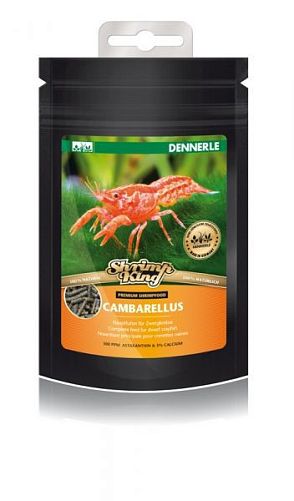 Dennerle Shrimp King Cambarellus основной корм премиум-класса для карликовых раков,  палочки 30 г